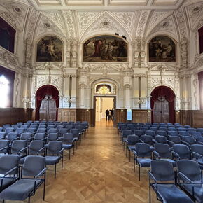 Festlicher Saal im Oldenburger Schloss.
